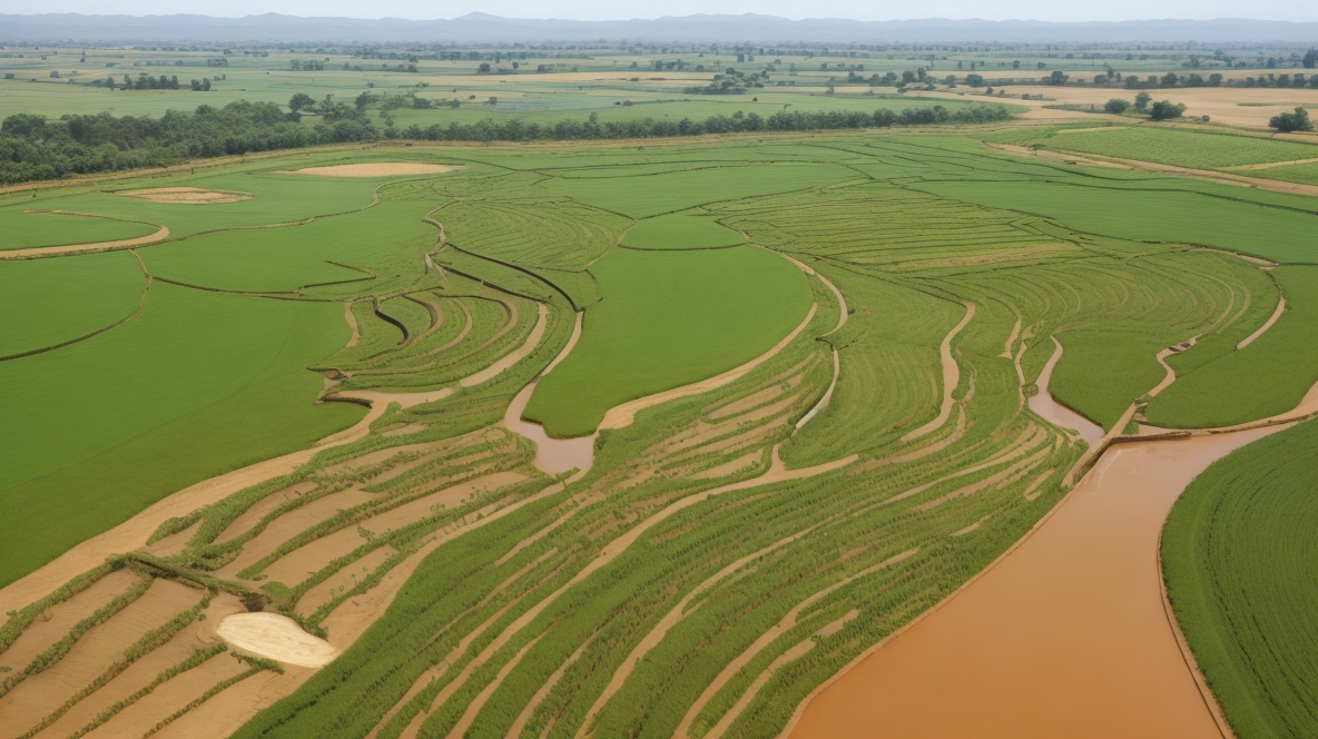 Os sistemas de irrigacao e as tecnicas agricolas avancadas do Vale do Nilo