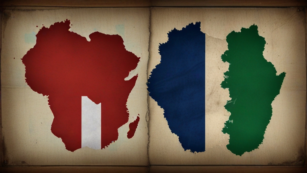 Divisão da África entre França e Alemanha