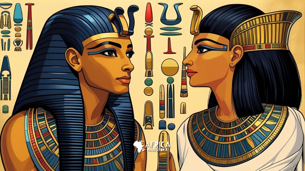 Amasis e Amenofis I Governantes egipcios mencionados em relacao as rainhas Ahhotep e Ahmes Nefertari respectivamente Amasis e Amenofis I Governantes egipcios mencionados em relacao as rainhas Ahhotep e Ahmes Nefertari respectivamente