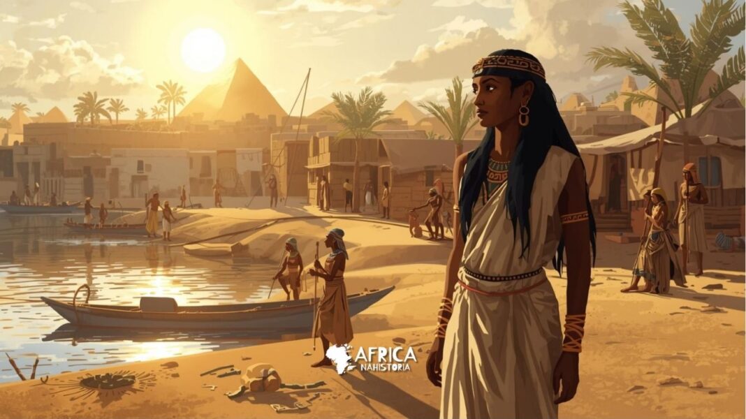 Anu Povo pré-dinástico egípcio, de tipo étnico negro