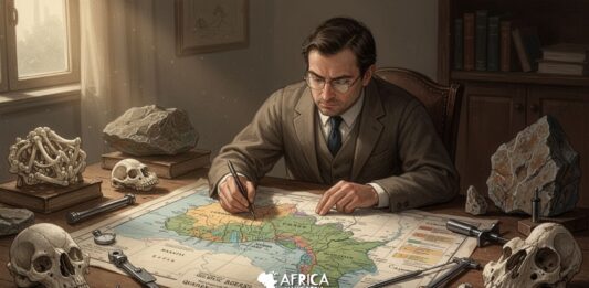 G. van Beek Identificou móveis de pedra com cascos de touro