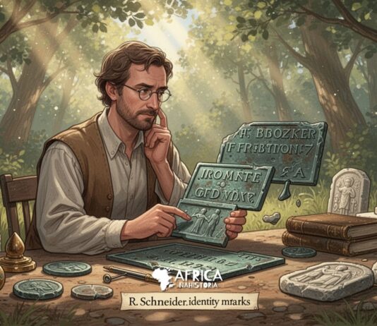 R. Schneider: Classificou placas de bronze como “marcas de identidade” R. Schneider Classificou placas de bronze como “marcas de identidade”